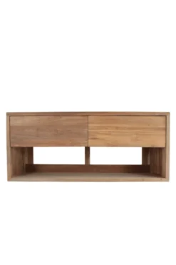 Hangend teak badkamermeubel