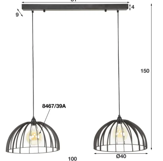 Hanglamp industrieel