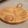 Hapjesschaal van teakhout 35cm