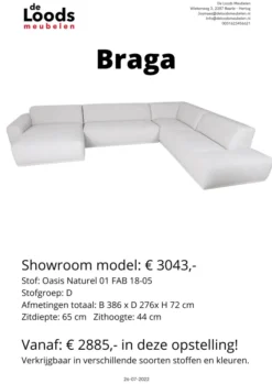 Hoekbank Braga