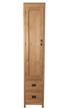 Hoge badkamer kast teak hout