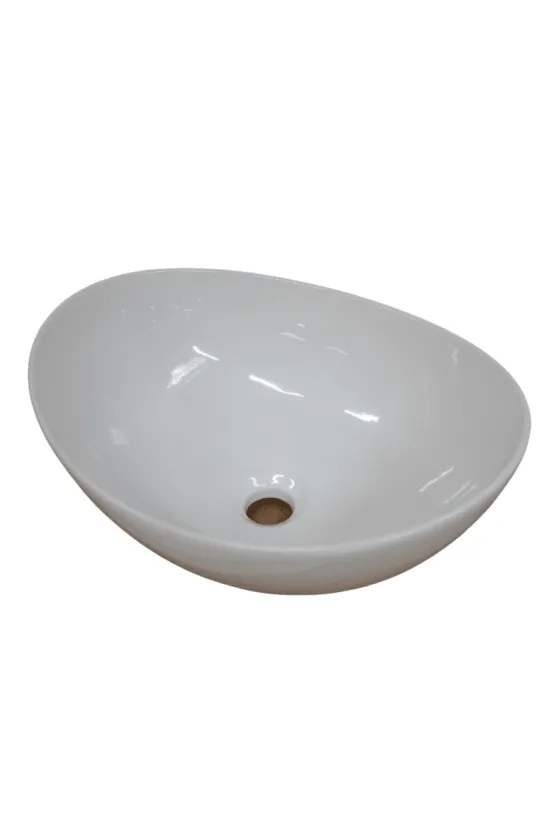 Hoge witte wasbak