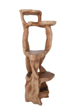 Houten etagere, planten tafel 60x55x140 cm