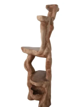 Houten etagere, planten tafel 60x55x140 cm