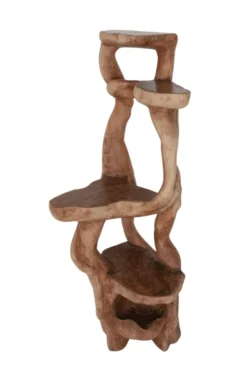 Houten etagere, planten tafel 60x55x140 cm