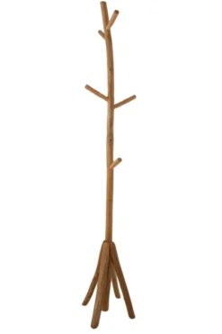 Houten staande kapstok