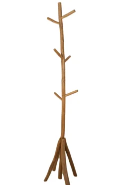 Houten staande kapstok