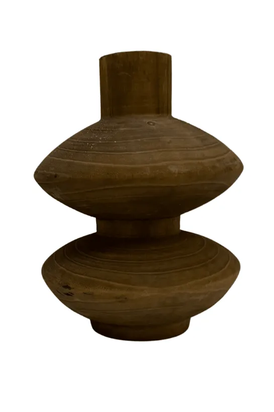 Houten vaasjes
