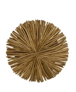 Houten wanddecoratie rond