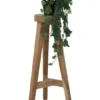 Klein Rond Plantentafeltje – Suar Hout
