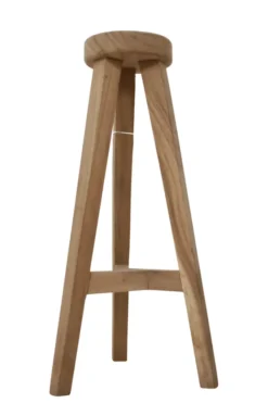Klein Rond Plantentafeltje – Suar Hout