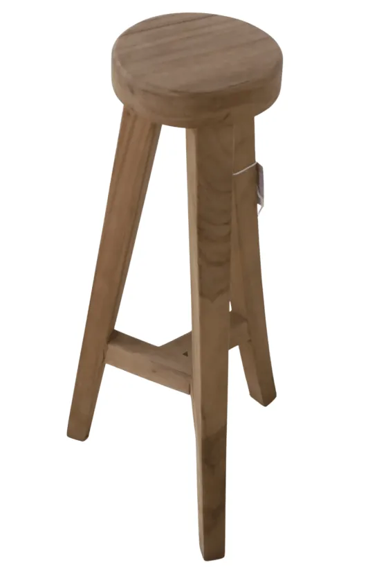 Klein Rond Plantentafeltje – Suar Hout