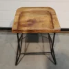Krukje gemaakt van teakhout 35cm
