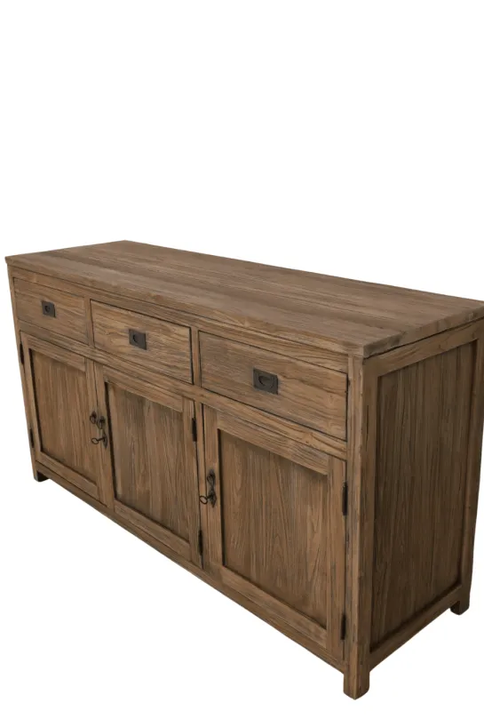 Landelijk Teak Houten Badkamermeubel – Rustiek 160 cm