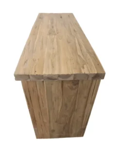 Landelijk teakhouten badkamer meubel 145 cm