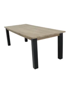 Licht teak houten eettafel