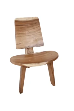 Lounge setje 2 stoelen en 1 tafeltje suar hout