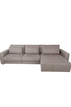 Luxe grote hoekbank – 350 cm – Plofbank – Grijs