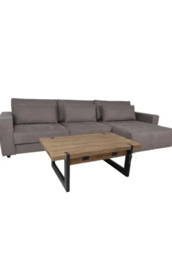 Luxe grote hoekbank – 350 cm – Plofbank – Grijs