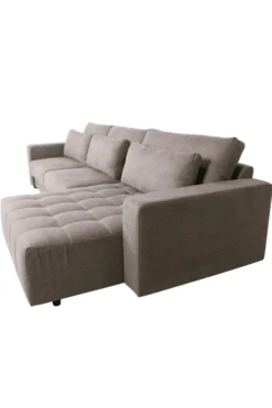 Luxe grote hoekbank – 350 cm – Plofbank – Grijs