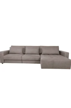 Luxe grote hoekbank – 350 cm – Plofbank – Grijs