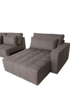 Luxe grote hoekbank – 350 cm – Plofbank – Grijs