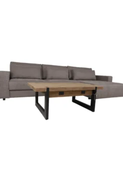 Luxe grote hoekbank – 350 cm – Plofbank – Grijs