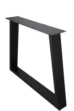 Metalen trapezium tafelpoot (set)