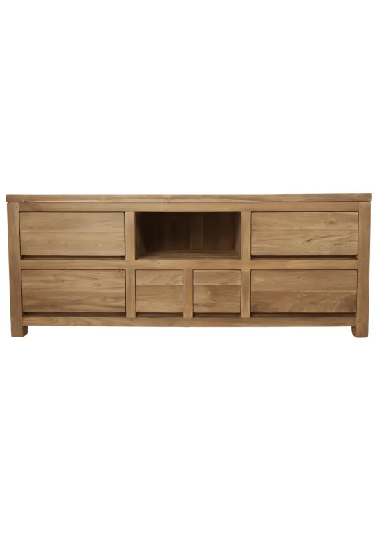 Modern teak houten tv meubel 150 cm