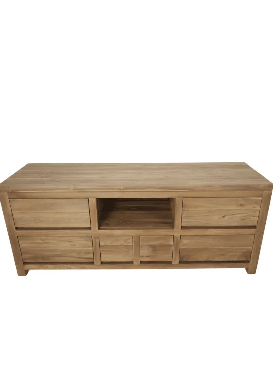 Modern teak houten tv meubel 150 cm