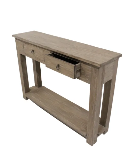 Ondiepe rustieke sidetable