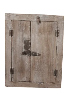 Oud charmant klein (nacht)kastje beige