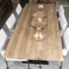 Oude teak eettafel