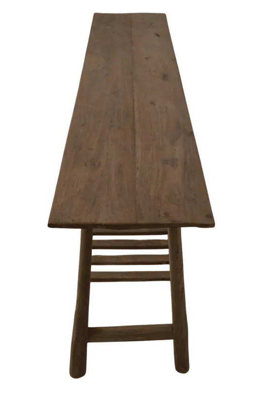 Oude Teak Houten Sidetable met Charme 200cm