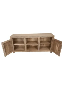 Oud houten verweerd tv meubel