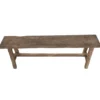 Oud Teak Houten Bankje – 120x20x46 cm