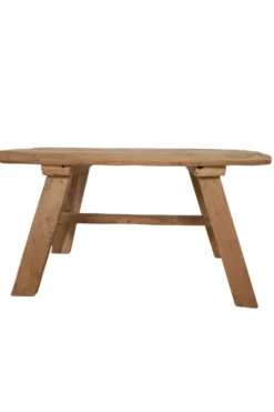 Oud teakhouten salontafel – 92x56x51 cm
