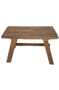 Oud teakhouten salontafel – 92x56x51 cm