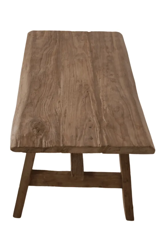 Oud teakhouten salontafel – 92x56x51 cm