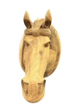 Paardenhoofd van hout