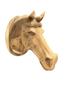 Paardenhoofd van hout