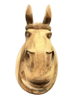 Paardenhoofd van hout