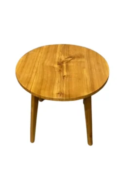 Retro rond bijzettafeltje