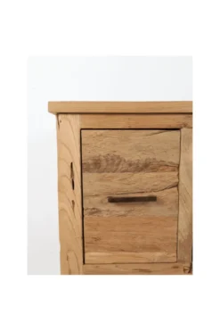 Robuust ruw teak badkamermeubel