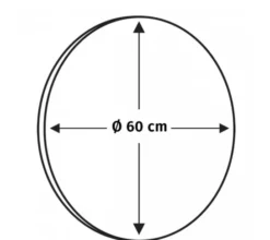 Ronde spiegel LED – rond – 60 x 60 cm