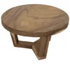 Ronde suar houten salontafel