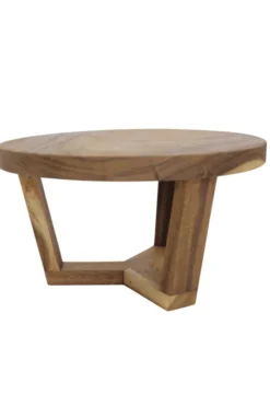 Ronde suar houten salontafel