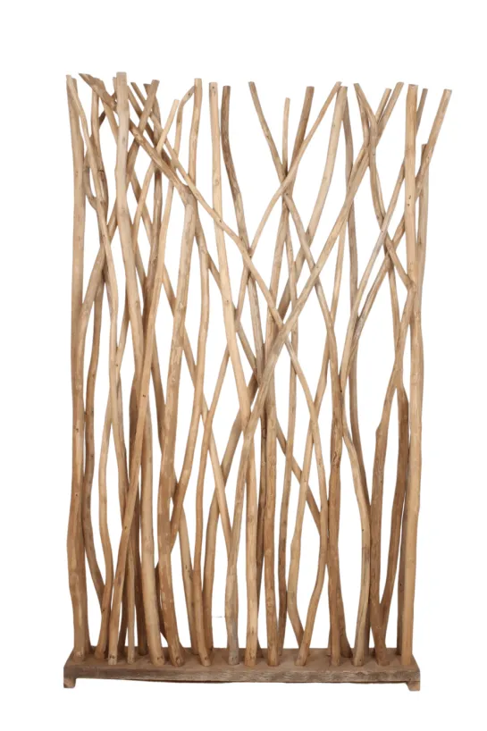 Roomdivider teakhout