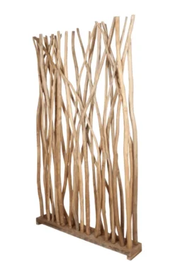 Roomdivider teakhout