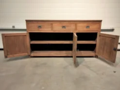 Rustiek teak dressoir 80/100 en 120